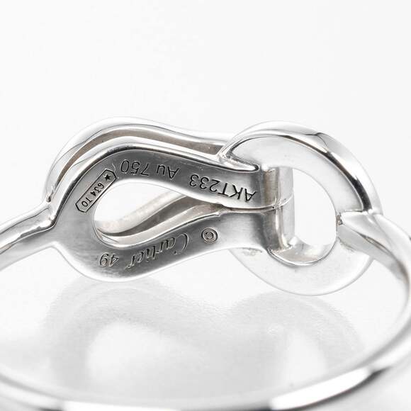 CARTIER 18k Silver Diamond Ring